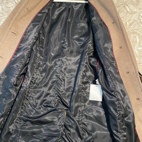 Beige and black woolen coat Calvin Klein - Picture 8 of 12